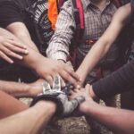 Diverse team collaborating on brand identity strategy